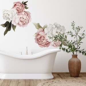 Blushing Peonies Half Order Wall Decals | Urbanwalls