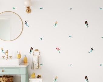 Little Mermaid Wall Decals | Urbanwalls