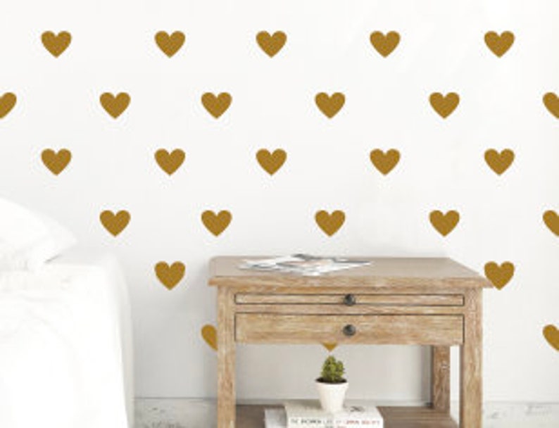 Vinyl Wall Sticker Decal Art Little Hearts Etsy