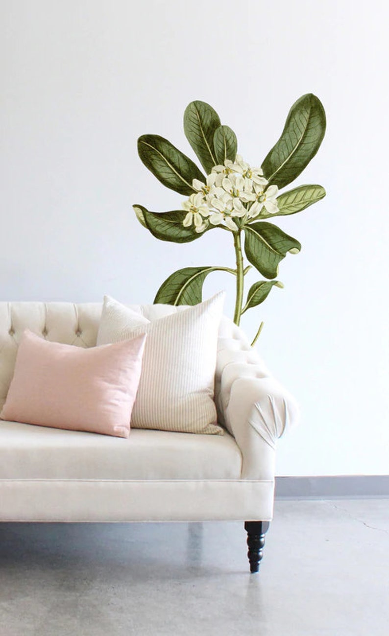 Secret Garden Large Decal Wall Décor Glossy Leaved