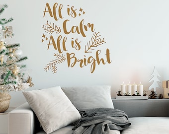 All Is Calm Wall Decal | Urbanwalls