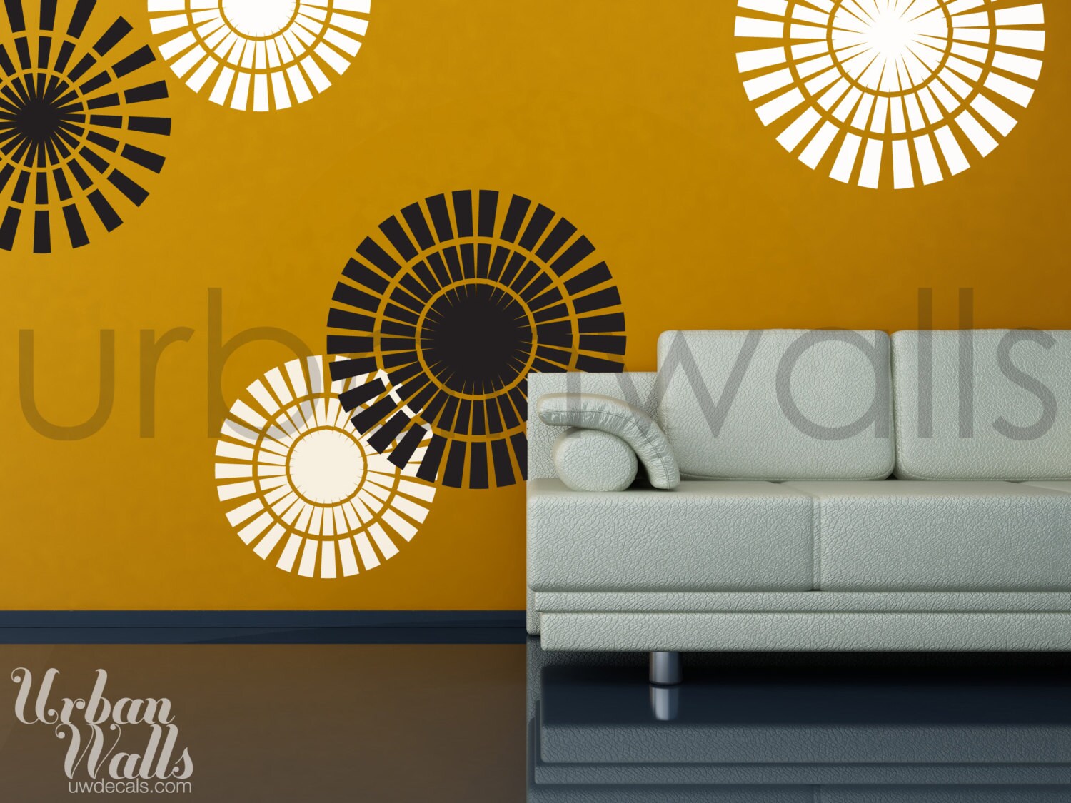 Vinyl Wall Sticker Decal Art Circle Shapes Etsy