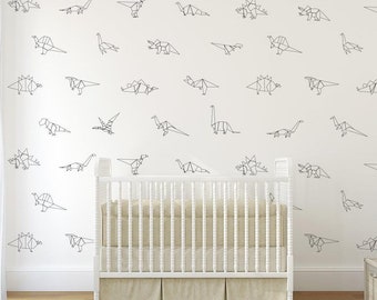 Paper Dinos Wall Decals | Urbanwalls