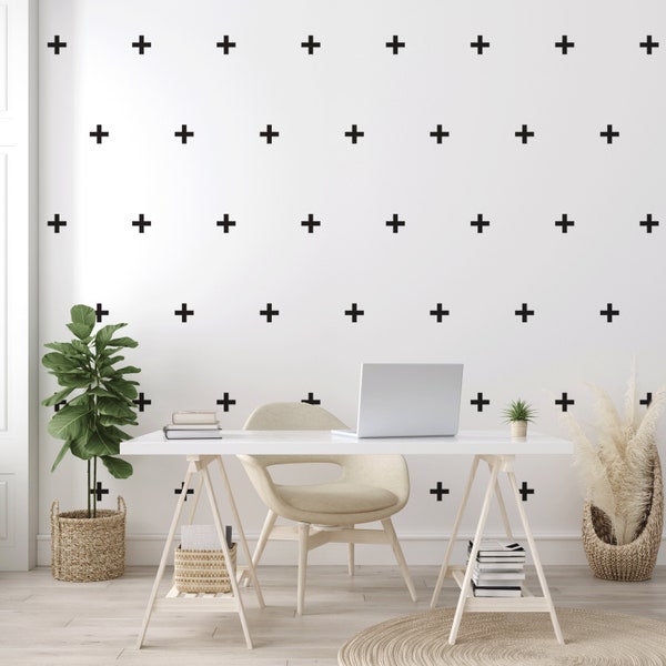 Plus Sign Wall Decals | Urbanwalls