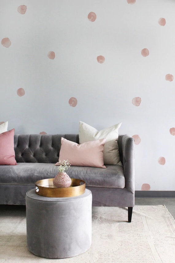 Vinyl Wall Decal Wall Paper Sticker Watercolor Raindrop Etsy