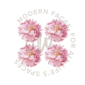 Beautiful Peony Garden Flower Pack Wall Decals Urbanwalls image 3