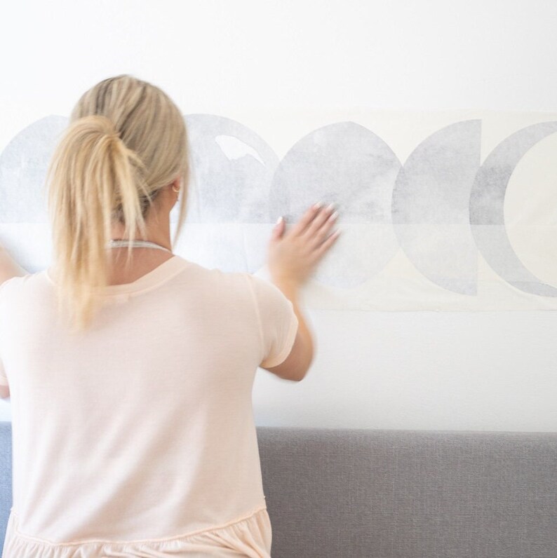 Moon Phases in Slate Wall Decals Urbanwalls image 4