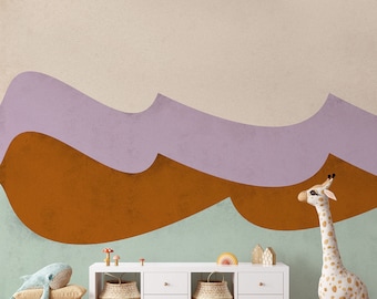 Ocean Waves Wall Mural | Urbanwalls