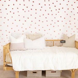 Ombre Irregular Dots Wall Decals Urbanwalls Pink