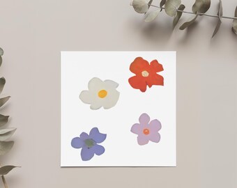 Floral Harmony Wall Decals | Urbanwalls