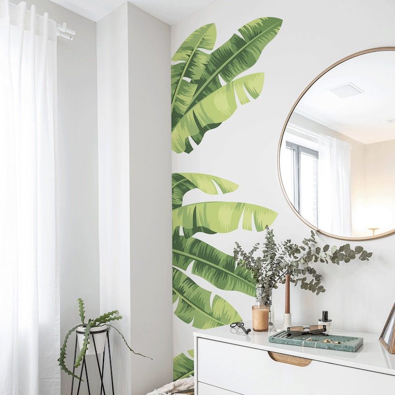 Banana Leaves Wall Decals Urbanwalls image 2