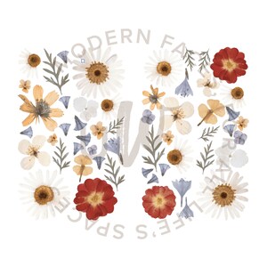 Pressed Floral Wall Decals Urbanwalls image 4