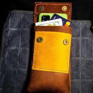 Leren portemonnee telefoonhoesje, portemonnee telefoonhoesje met riem, cadeau voor hem - iphone hoesje, portemonnee telefoonhoesje groen, portemonnee telefoonhoesje samsung