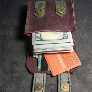 Portamonete in pelle, porta biglietti da visita, portamonete. Regalo per donna, regalo per uomo, portamonete in pelle, piccolo portafoglio in pelle, portamonete.