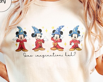 Walt Disney Fantasia Mickey Shirt, Fantasia Mickey Shirt, Mickey Sorcerer Tee, Fantasmic Show Shirt, Disneyland Family Matching Shirt