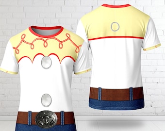 Jessie Cowgirl 3D Adult T-shirt Hoodie, Toy Story Cosplay Costume Hoodie, Jessie Toy Story Halloween Costume Shirt, Cartoon Hoodie