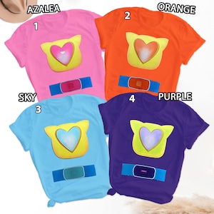 Super Kitties Cat Suit Costume, Junior Hero Group Matching Shirt, SuperKitties Kid Halloween Shirt, Cat Heart Costume Family Vacation Tee
