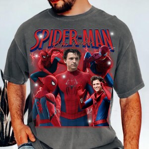 Spiderman Peter Parker Spider Hero Movie 90s Shirt, Spiderman A Brand New Day Tee, MCU Marvel Superhero Tee, Disney Trip Shirt bild 4