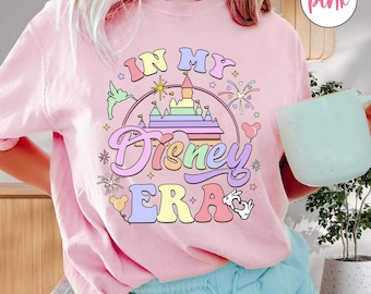 In My Disney Era Shirt, Magical Castle Shirt, Retro Magic Kingdom Shirt, Disneyland Group Girl Trip Shirt, Epcot Festival Shirt For Women RE