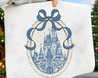 Wdw Magical Castle Png, Magic Kingdom Blue Coquette Png, Wdw Castle Fairytale Coquette Png, Wdwworld Family Trip Png