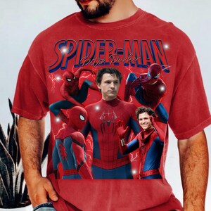 Spiderman Peter Parker Spider Hero Movie 90s Shirt, Spiderman A Brand New Day Tee, MCU Marvel Superhero Tee, Disney Trip Shirt bild 2