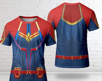 Superhero Women 3D T-Shirt, Halloween Cosplay Running Costume Cosplay, Halloween Group Matching Shirt, Halloween Family/Friend Party Gift