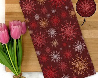 Subtle F*ck Trump Snowflake HandTowel, Winter Political Home Decor, Festive Kitchen Towel, Funny Anti Trump Gift, FDT Holiday Gift