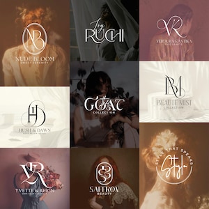 Custom Logo Design | Minimalist Monogram & Initial Logo | Business Branding | Luxury Logo | Modern, Feminine, Professional