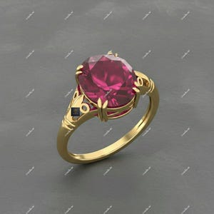 Natural Red Ruby (Manik) 6.50 Ct Panchdhatu Brass Vedic Ring Unisex Adjustable Fit
