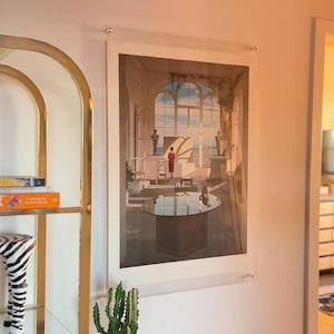 24x36&quot; Photo Floating Acrylic Clear Picture Frame (Frame Size 28x40&quot;)