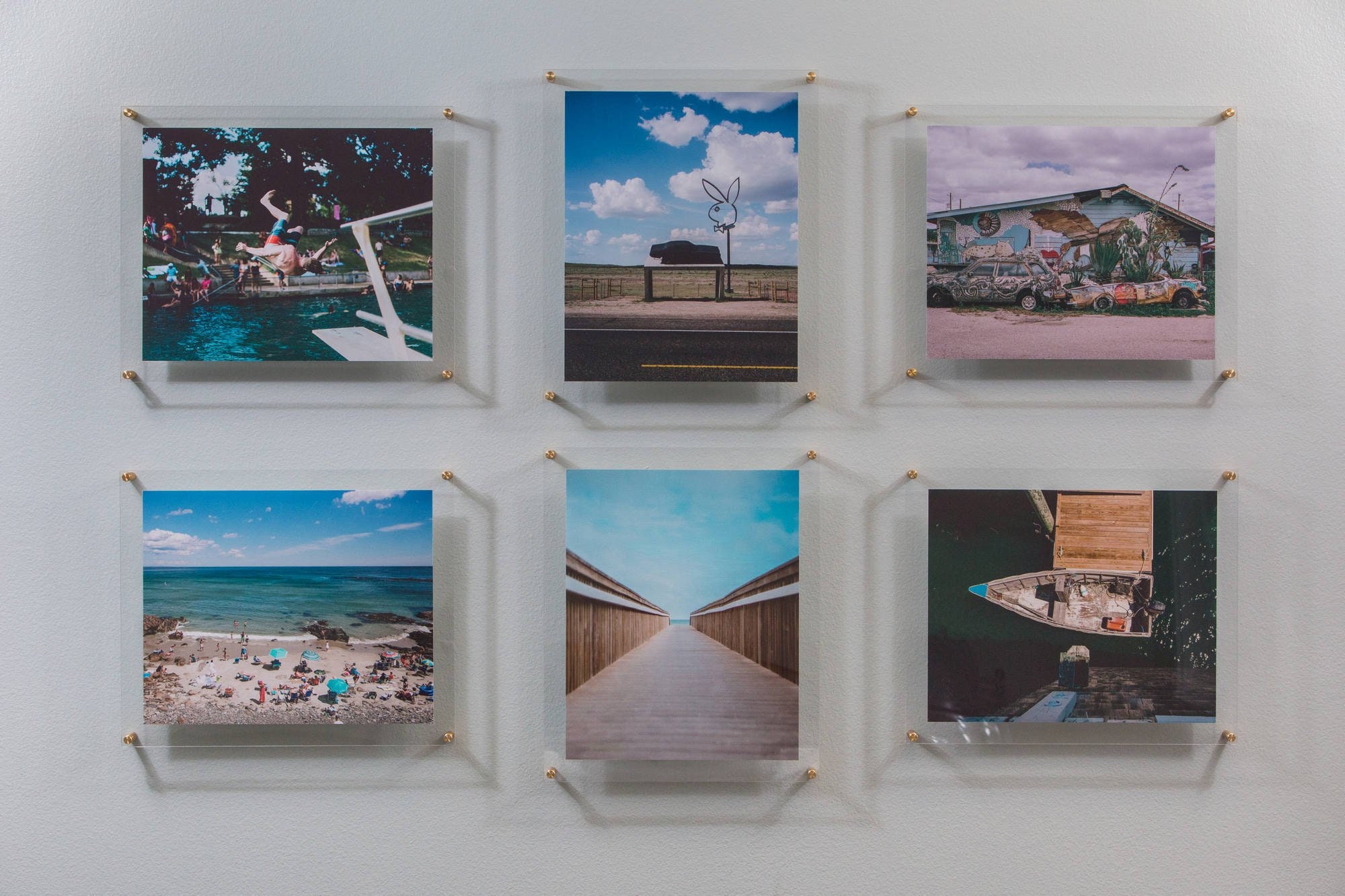 16x20 Photo Floating Acrylic Clear Picture Frame Frame Etsy