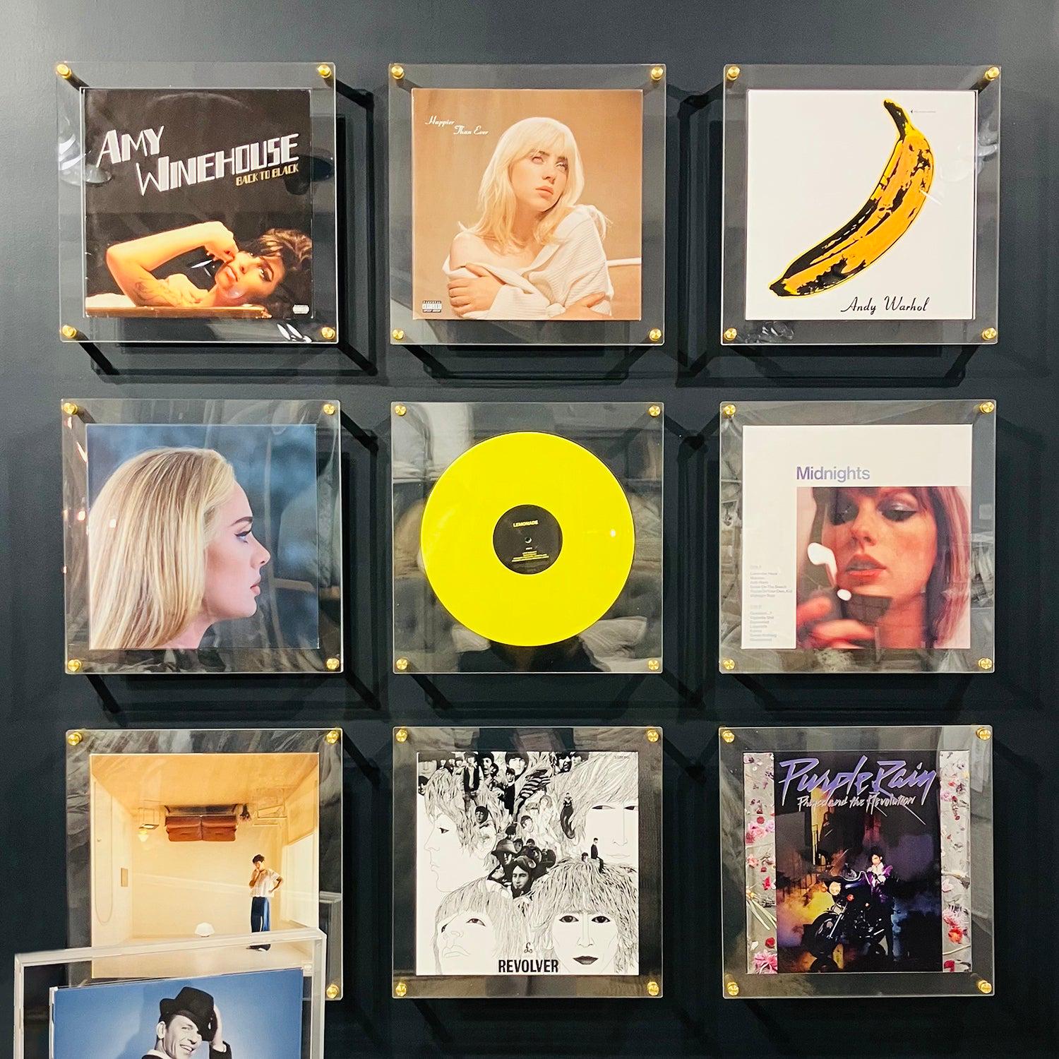 2023 Record Wall With Best Selling Albums