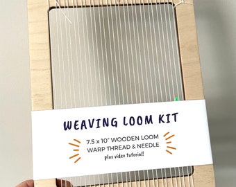 Weaving Loom (pre warped) Small - Weaving Loom Kit - Lap Loom