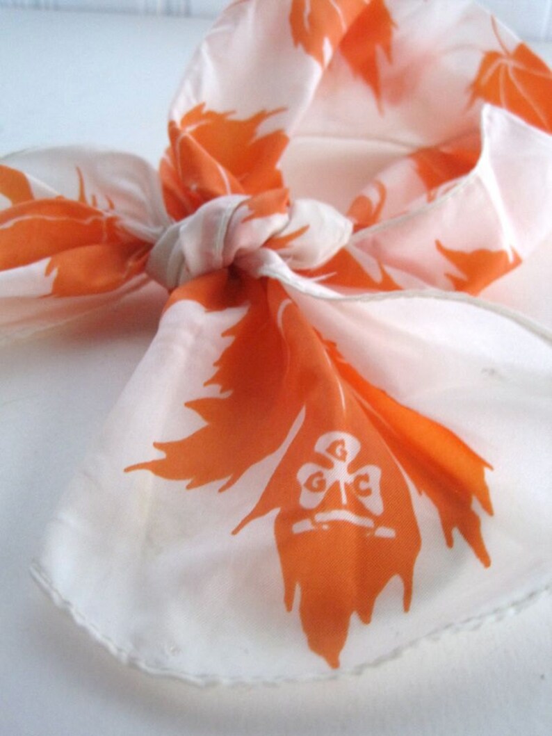 Vintage Brownies Scarf Canadian Girl Guides Etsy