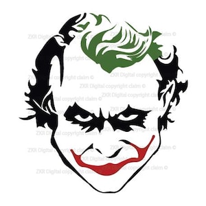 JOKER SVG, Joker Smile Svg, Gothic Svg, Joker Grin Grinning, Joker Laughing svg, horror svg, Joker Clipart, joker face svg, joker card svg
