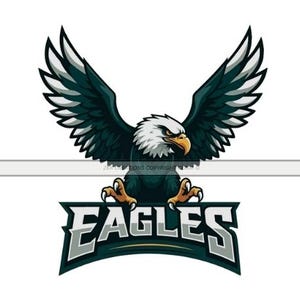 Fliegender Adler svg, Adler Fußball svg png, Adler Png, Adler CutFiles, Adler Maskottchen Png, American Football Team Logo-Design, Adler Logo Png