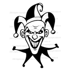 Poker joker SVG, clipart Joker, Joker svg, svg de carte joker, cartes à jouer SVG, joker fichier coupe, poker joker, joker, poker svg, svg visage joker