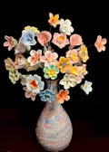 Handmade Ceramic Flowers,Everlasting Blooms. For Home Decor, Confessions and Gifting,Random style