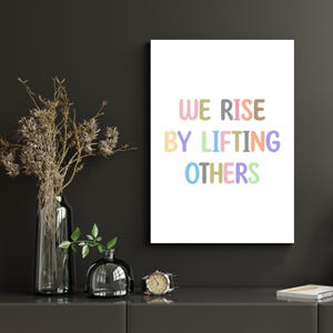 Motiverende poster met thuisschoolcitaat: klaslokaal en therapiedecor (digitale download)