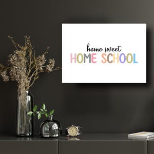 Homeschool Quote Motivational Poster Classroom Decor Affirmation Card Quote Wall Art Decor Inspirational Quotes Therapy Office Decor