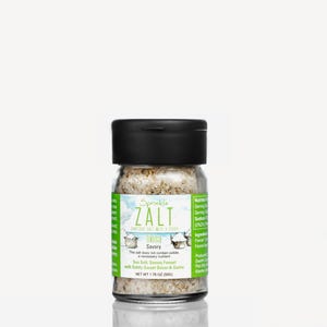 ZALT Tikisa – Savory Seasoned Salt Shaker, 1.76oz | Hand-Harvested Zanzibar Sea Salt | Umami Spice Blend | Ethical Gourmet Gift