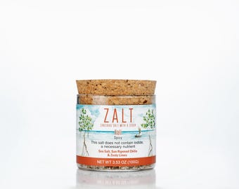 Chili Infused Sea Salt Jar - Spicy Gourmet Salt for Cooking & Grilling