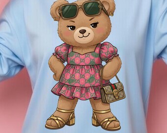 Luxury Designer Street Monkey  PNG: Urban Streetwear Art (Digital Download)