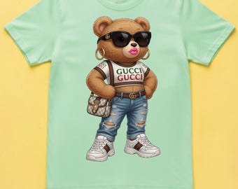 Luxury Designer Street Monkey  PNG: Urban Streetwear Art (Digital Download)