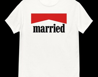 Married - Funny Smoking Parody T-shirt Design png file (Digital Download)