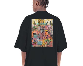 DR. ZERREBERUS - Camiseta de artista de PINOIR | Estampado frontal y trasero, corte holgado, estilo urbano