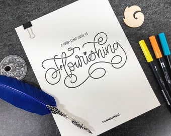 Beginners Flourishing Guide for Hand & Brush Lettering