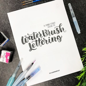 Beginners Guide to Water Brush Lettering image 1