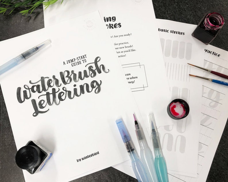 Beginners Guide to Water Brush Lettering image 3