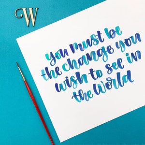 Beginners Guide to Water Brush Lettering image 2